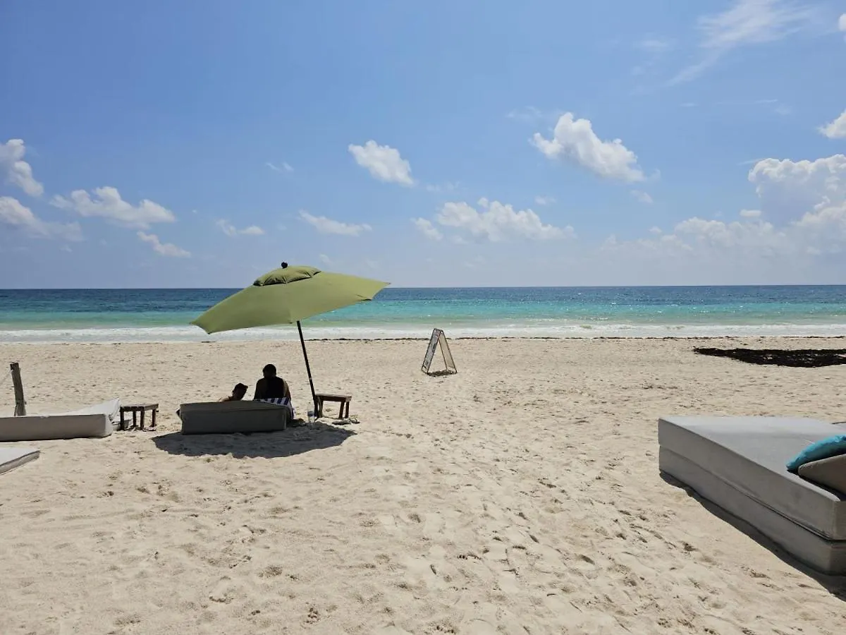 Free Beach Club!Cielo Studio Lagunas Central Park Tulum Apartment