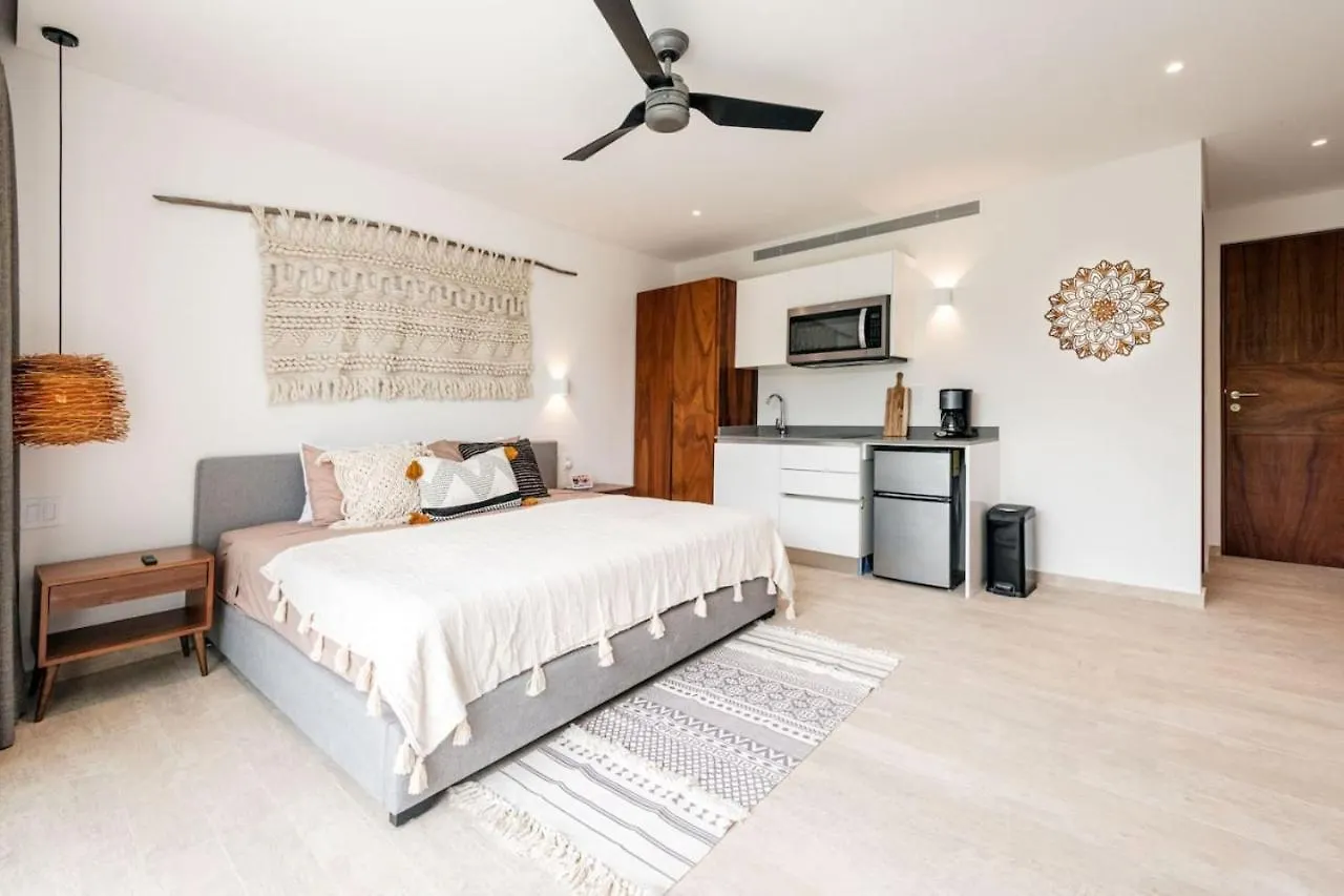 Free Beach Club!Cielo Studio Lagunas Central Park Tulum Mexico